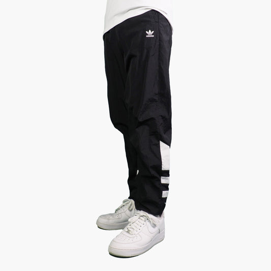 Adidas Nylon Track Pants Gesticktes Logo (S)