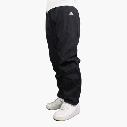 Adidas Nylon Track Pants Gesticktes Logo (M)