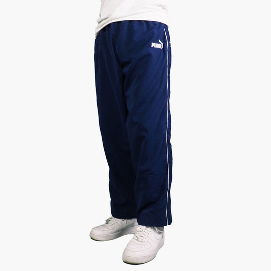 Puma Nylon Track Pants Gesticktes Logo (L)