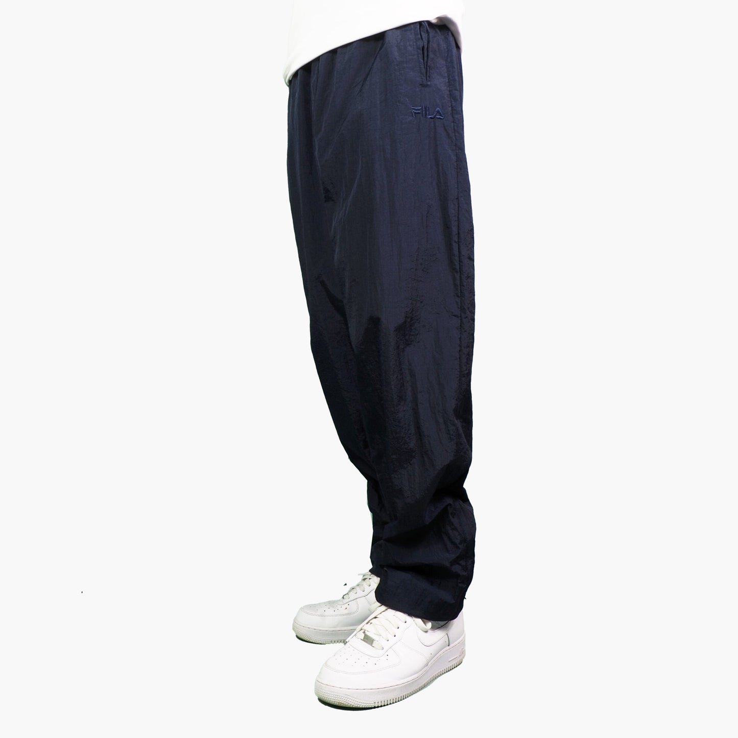 Fila Nylon Track Pants Gesticktes Logo (M)