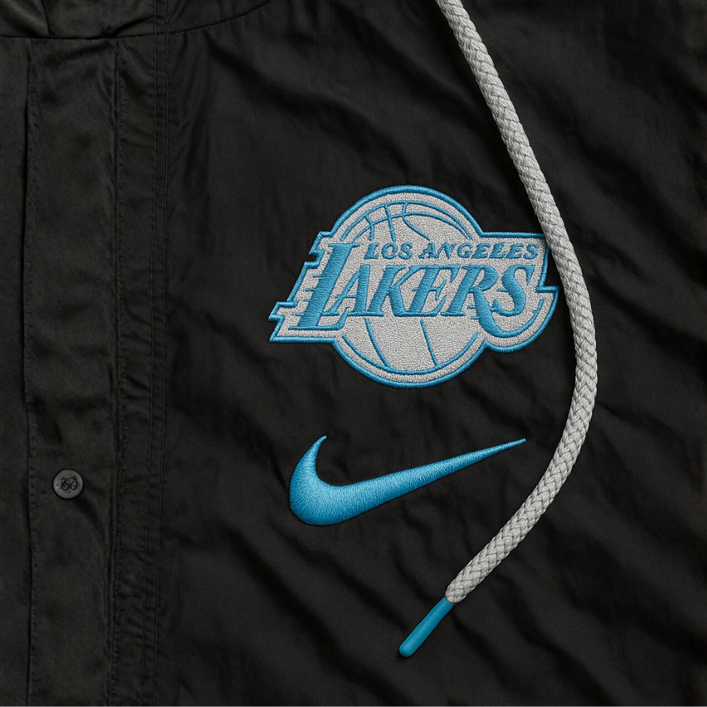 Nike Lakers Sport Jacket Colorblock Embroidered Logo (S)