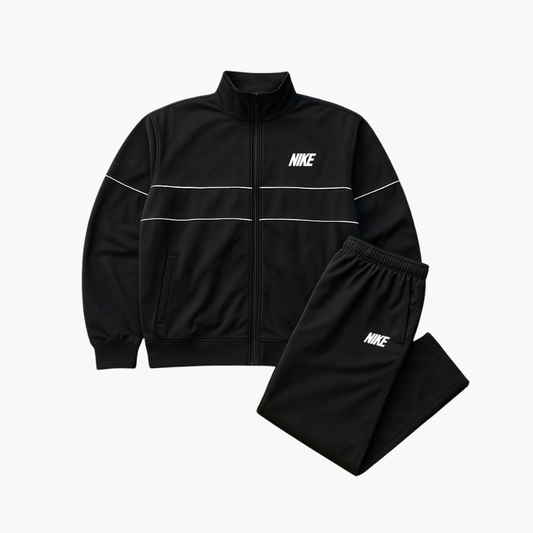 Nike Vintage Tracksuit Embroidered Logo Black (XL)