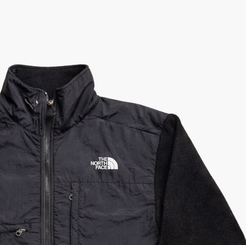 The North Face Black & White Denali Fleece Jacket (M)