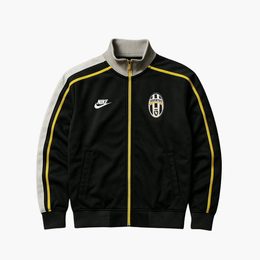 Nike Juventus Vintage Zip Sweatshirt Black Yellow (M)