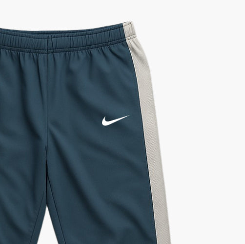 Nike Blue Track Pants Embroidered Logo (M)