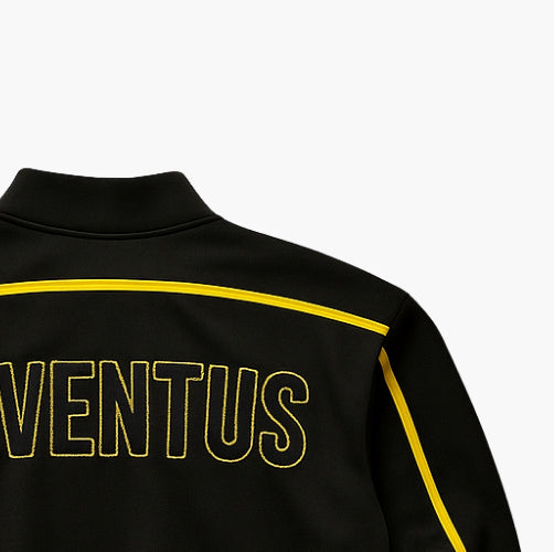 Nike Juventus Vintage Zip Sweatshirt Black Yellow (M)