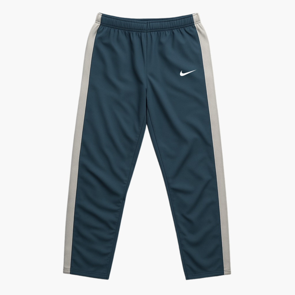 Nike Blue Track Pants Embroidered Logo (M)