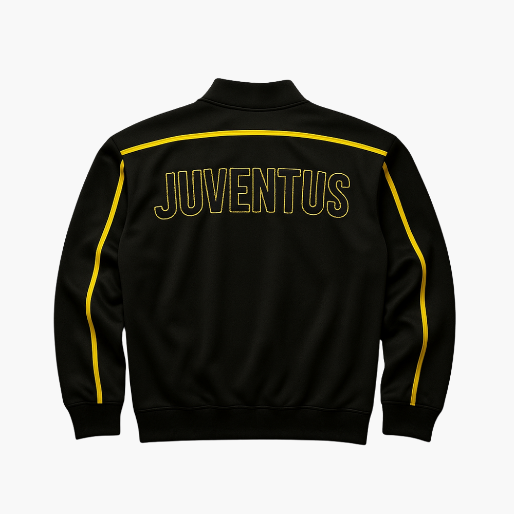 Nike Juventus Vintage Zip Sweatshirt Black Yellow (M)