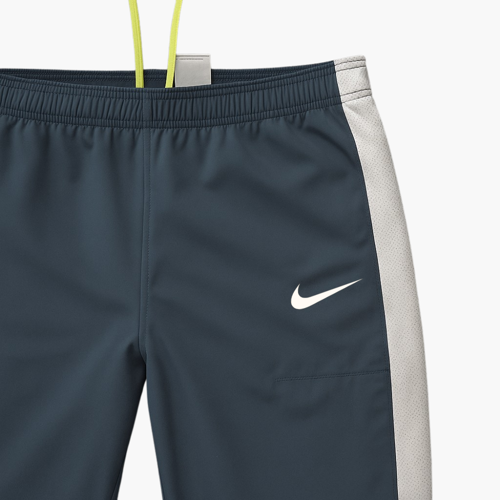 Nike Blue Track Pants Embroidered Logo (M)