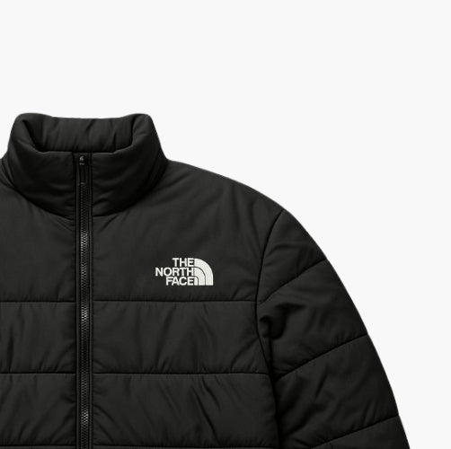 The North Face Vintage Puffer Jacket Black (S)