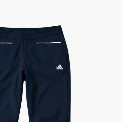 Adidas Black Fully Lined Straight Cut Pants (L)