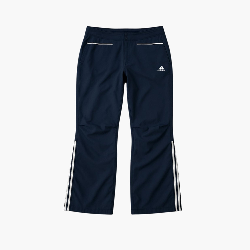 Adidas Black Fully Lined Straight Cut Pants (L)