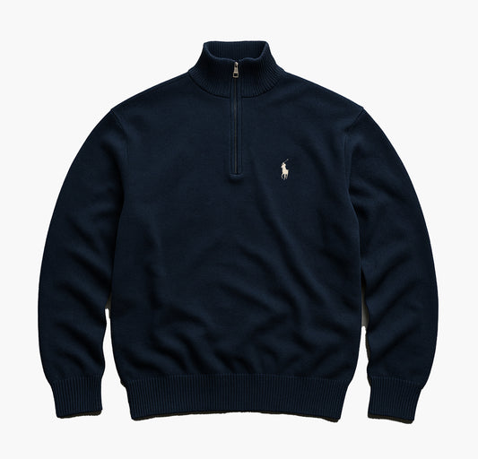 Ralph Lauren Navy Half-Zip Sweater (S)