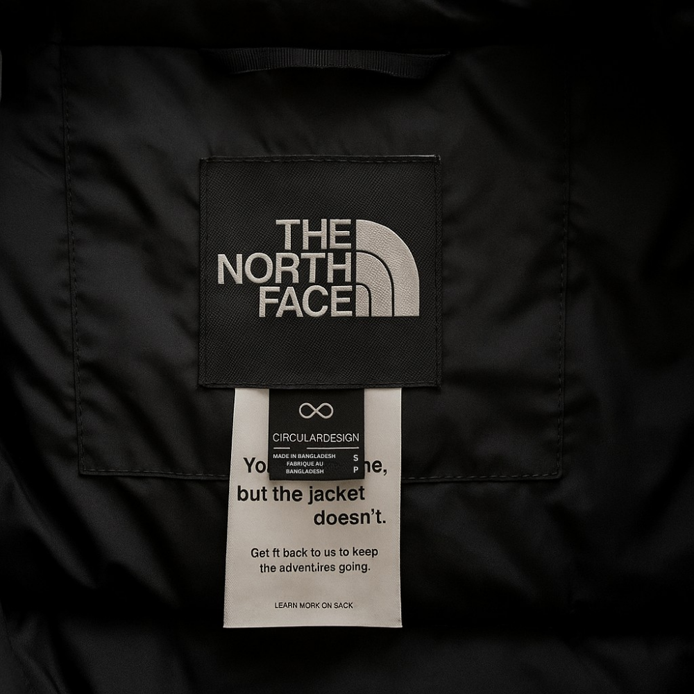 The North Face Vintage Puffer Jacket Black (S)
