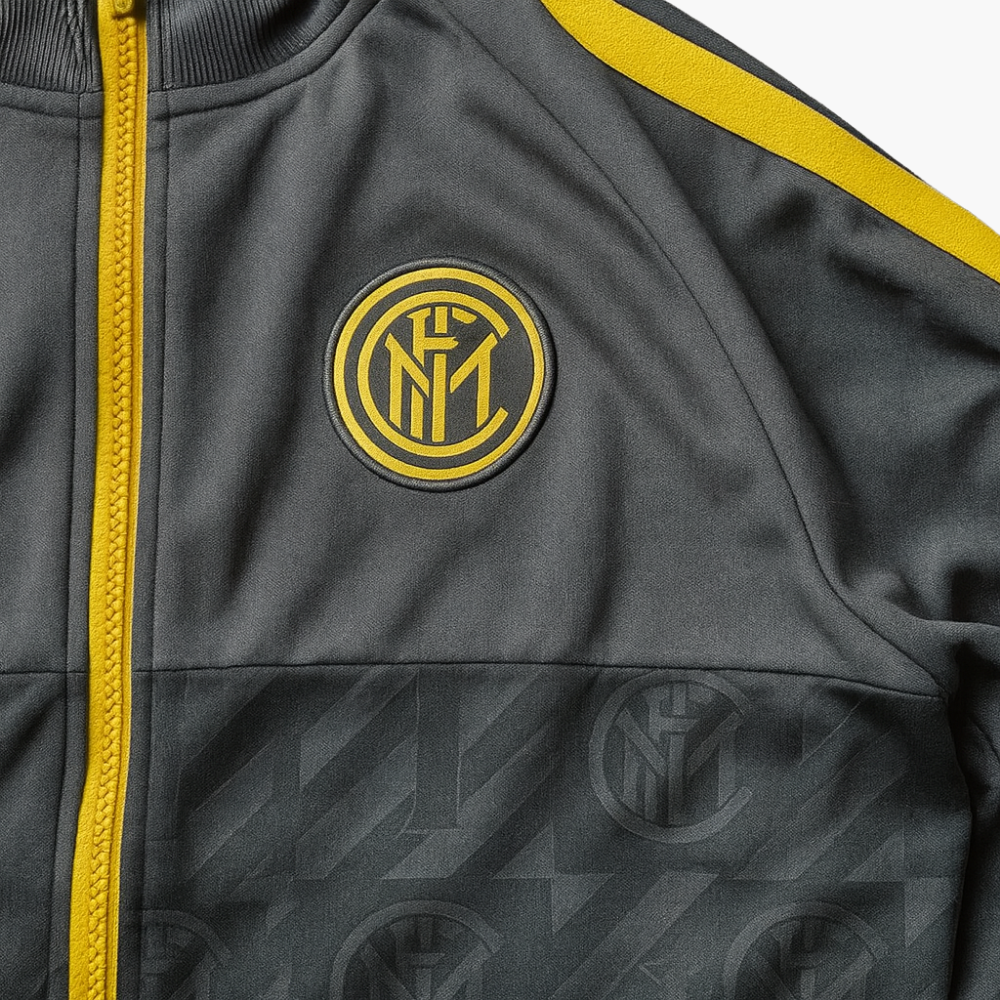 Nike Inter Milan Track Jacket Black Yellow (M)