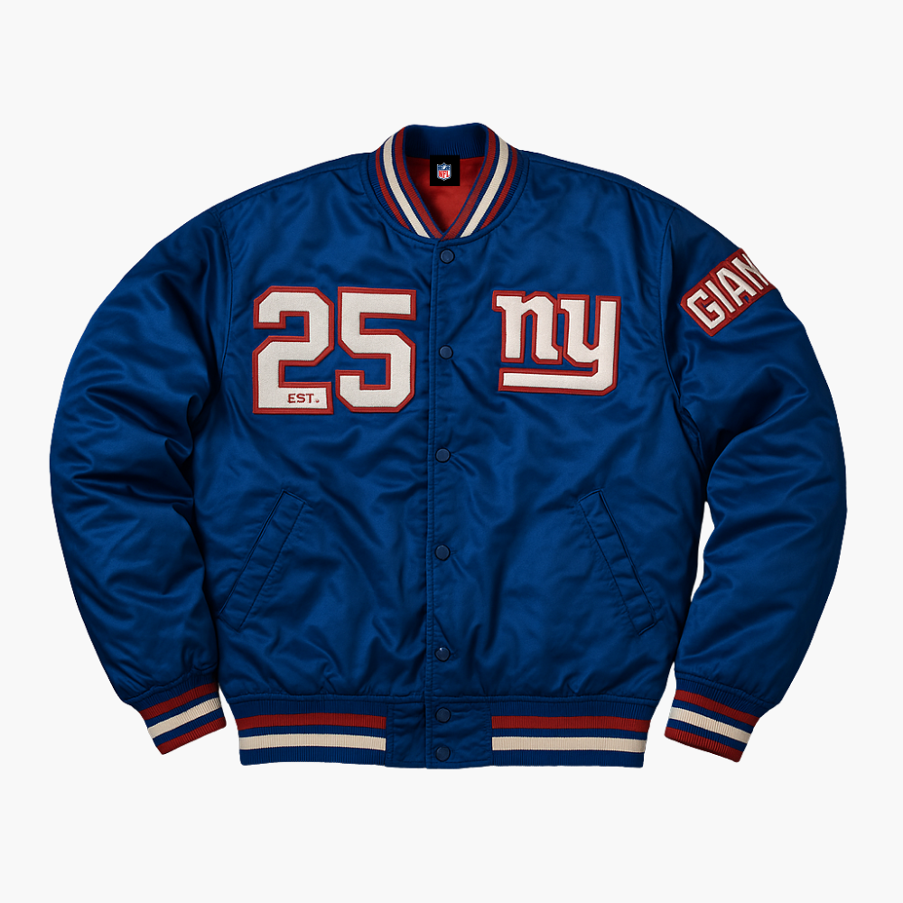 NFL Vintage Jacket New York Giants Embroidered Logo (S)
