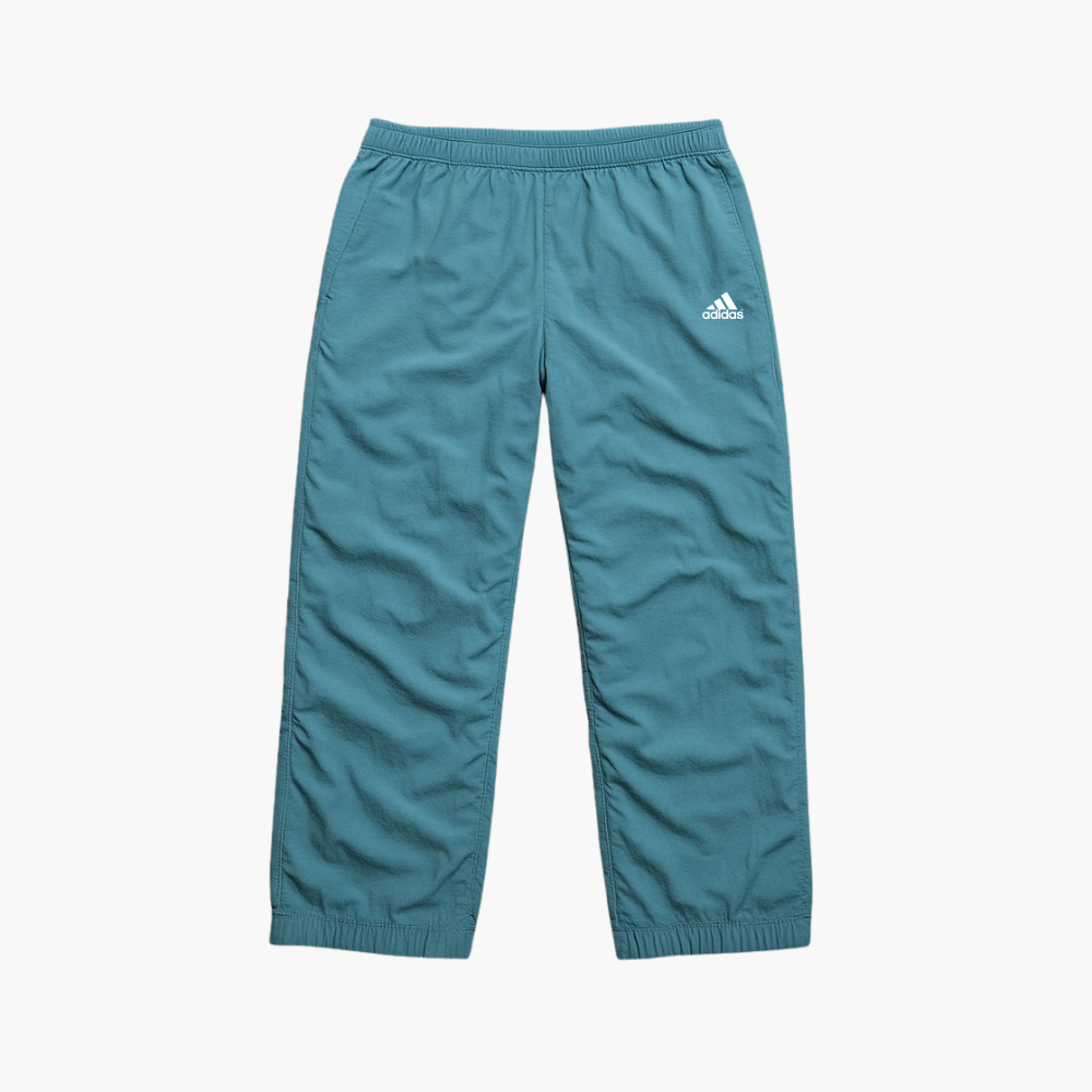 Adidas Nylon Trackpants Embroidered Logo (L)