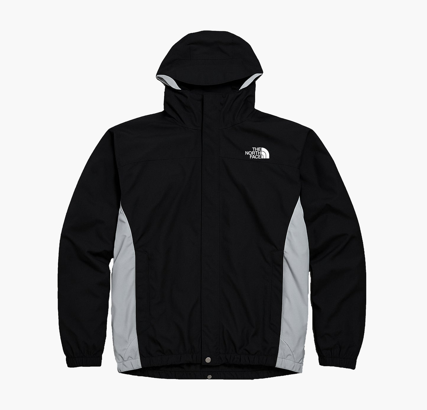 The North Face Vintage Windbreaker Black & White Jacket (M)