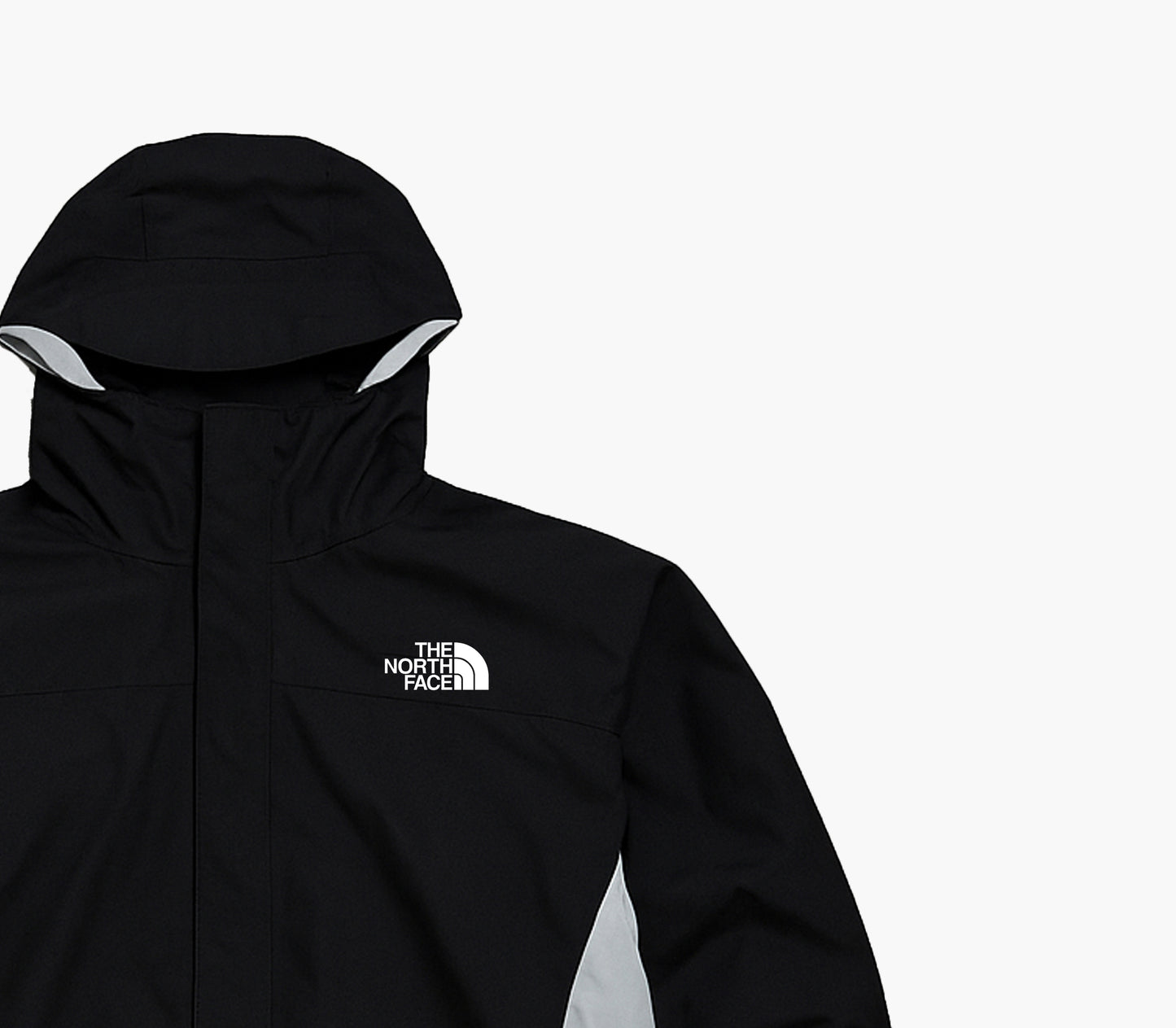 The North Face Vintage Windbreaker Black & White Jacket (M)