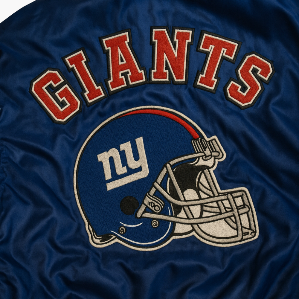 NFL Vintage Jacket New York Giants Embroidered Logo (S)