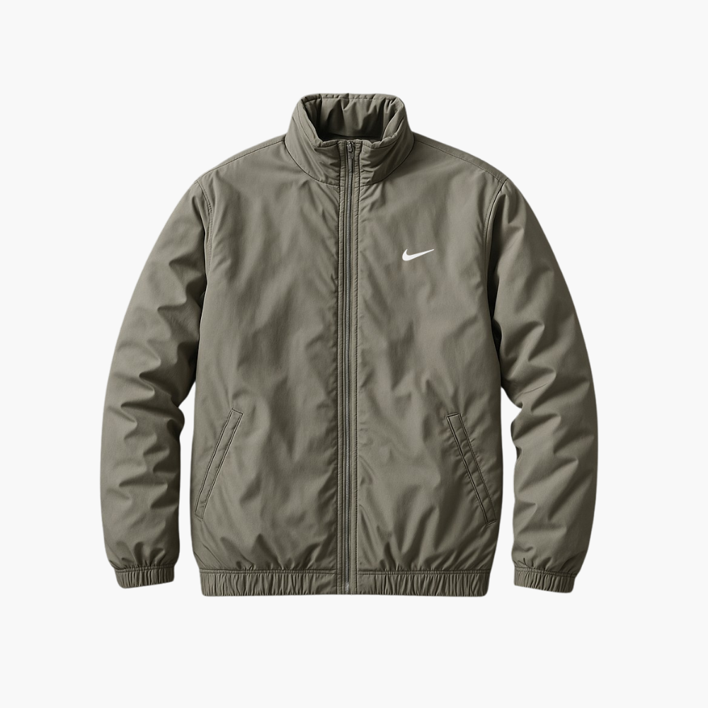 Nike Parka Jacket Grey Padded Hooded (S)