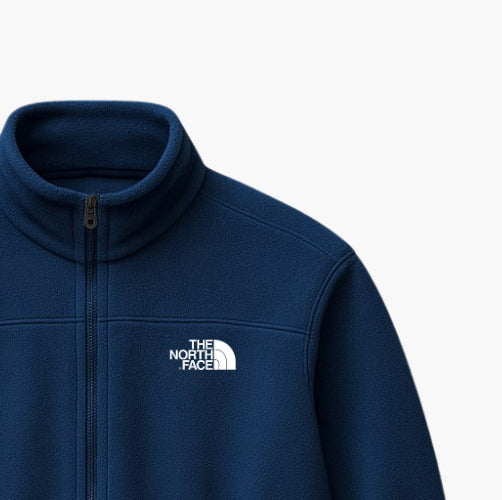The North Face Vintage Fleece Jacket Navy Blue (L)