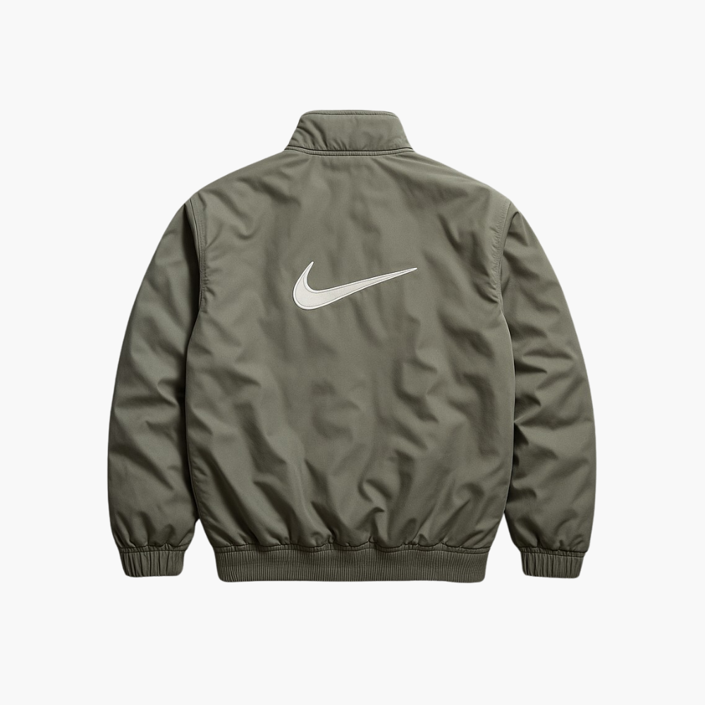 Nike Parka Jacket Grey Padded Hooded (S)