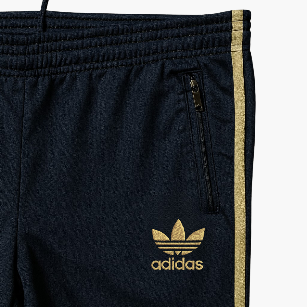 Adidas Navy Blue Track Pants (L)