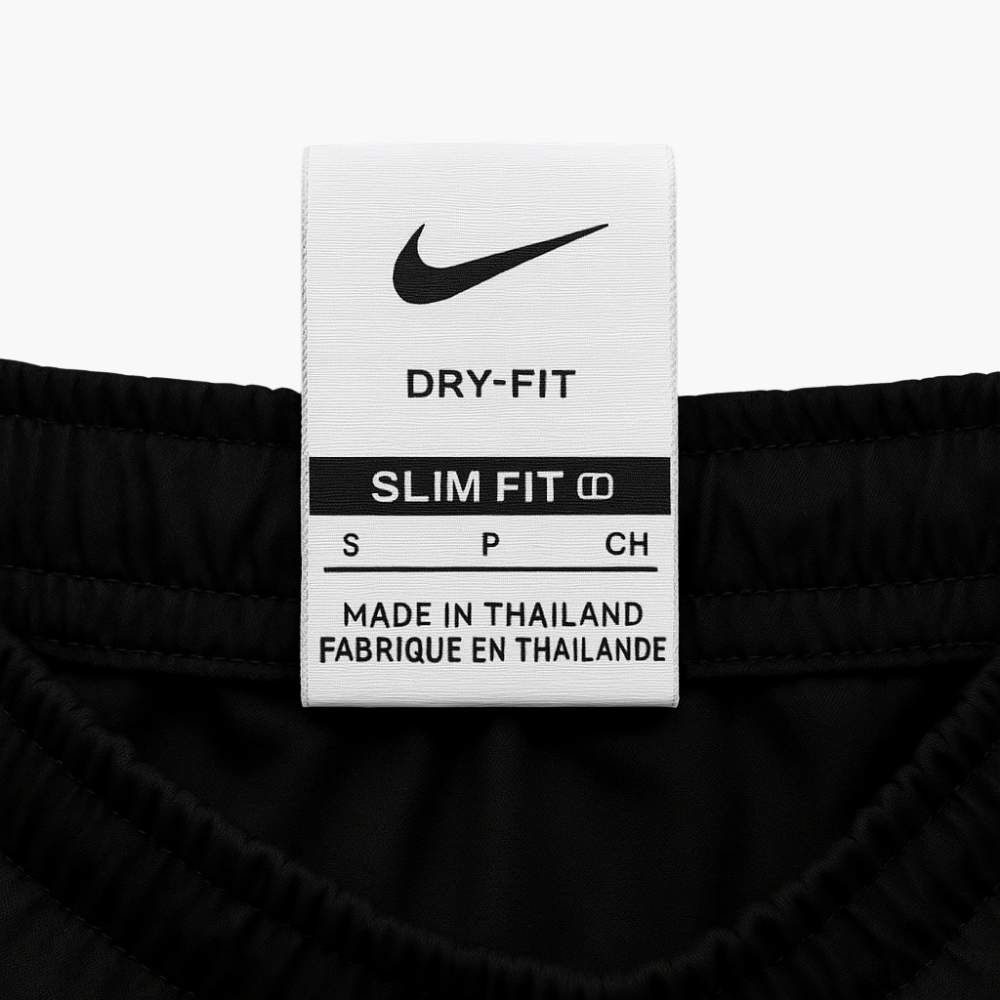 Nike Black Training Pants with Red Logo (S)