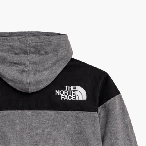 The North Face Black & Grey Hooded Fleece Jacket (M)
