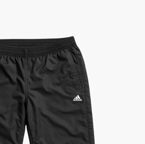 Adidas Black Polyester Jogging Pants (L)