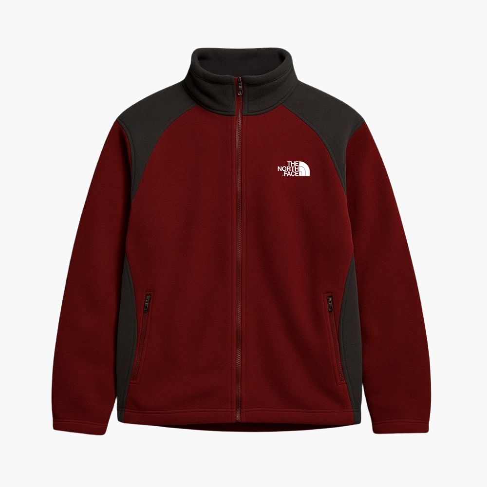 The North Face Vintage Fleece Jacket Burgundy (L)