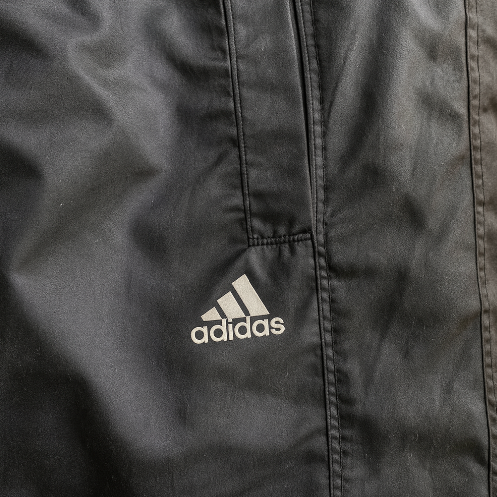 Adidas Black Polyester Jogging Pants (L)