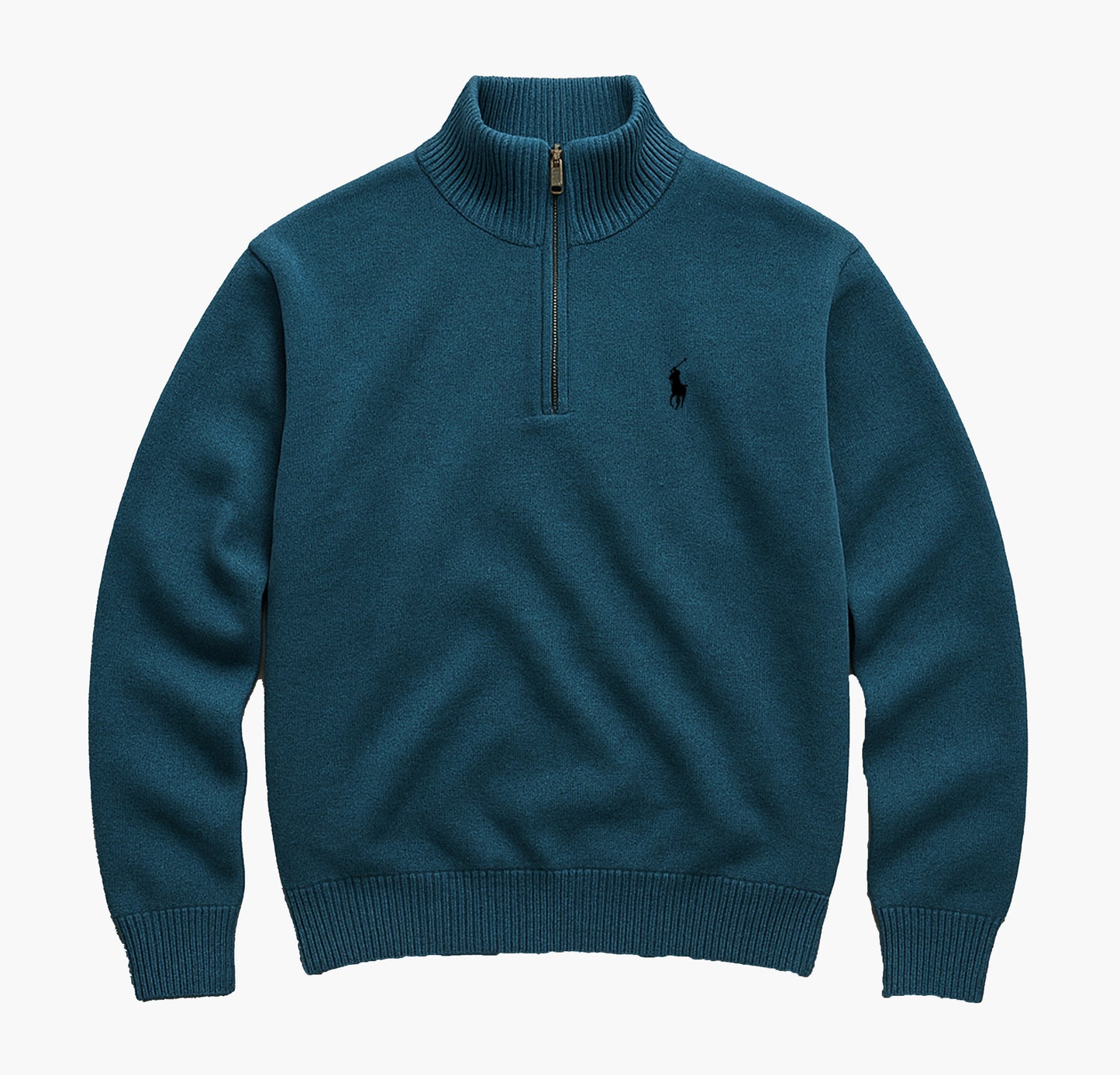 Ralph Lauren Blue & Black Turtleneck Sweater (S)