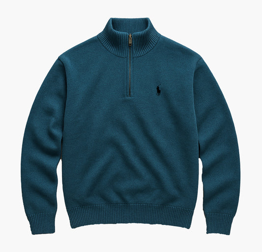Ralph Lauren Blue & Black Turtleneck Sweater (S)