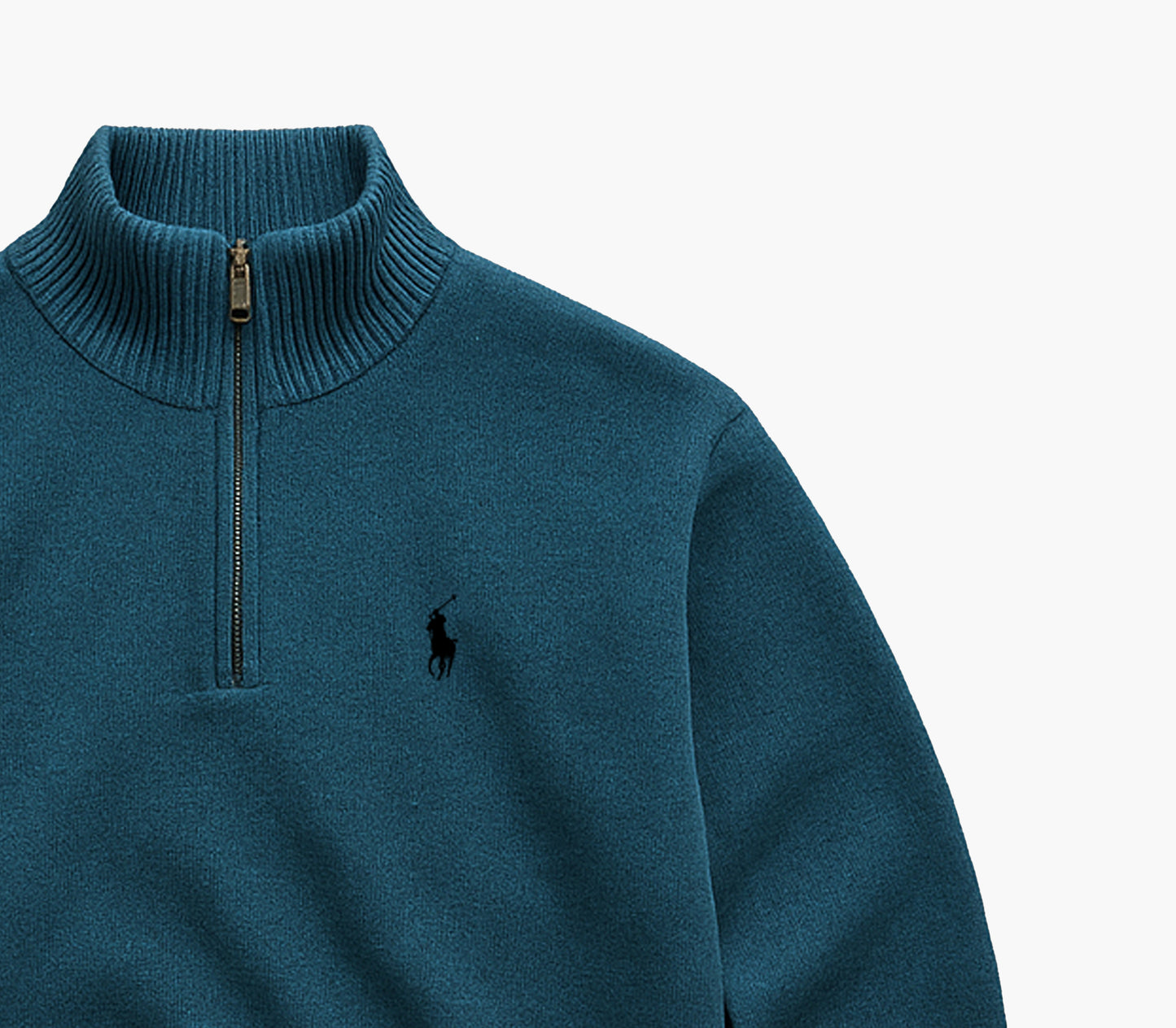Ralph Lauren Blue & Black Turtleneck Sweater (S)