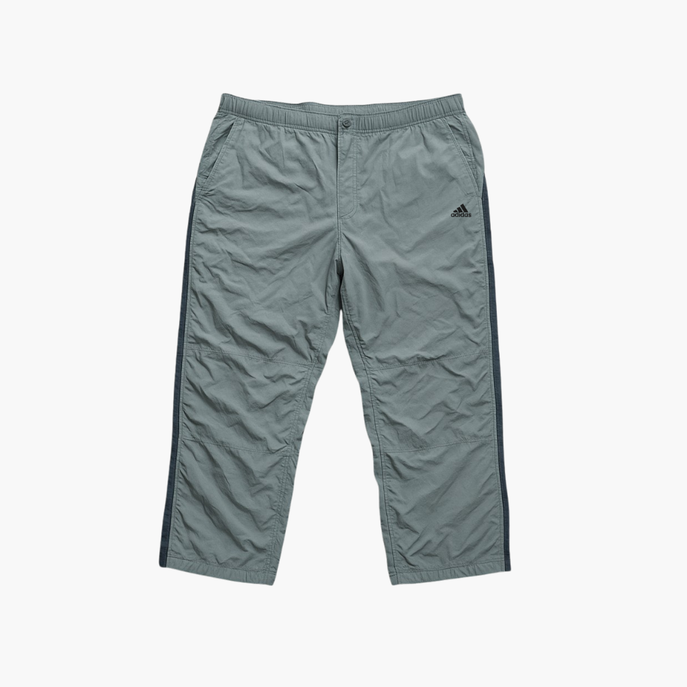 Adidas Grey/Black Wide Fit Jogging Pants (L)