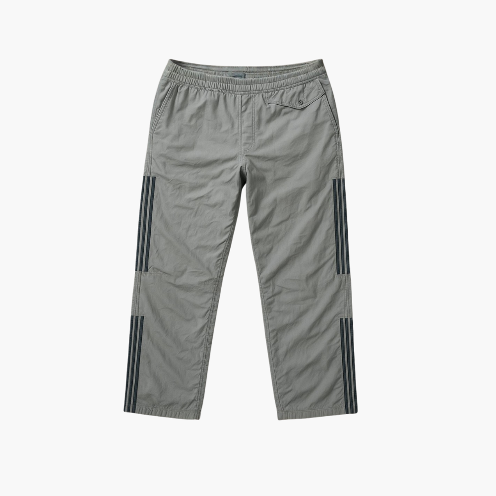 Adidas Grey/Black Wide Fit Jogging Pants (L)