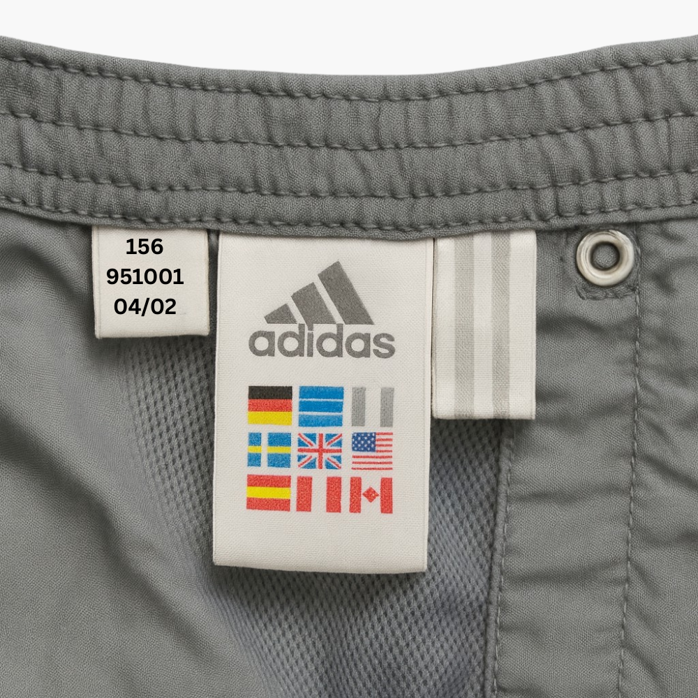 Adidas Grey/Black Wide Fit Jogging Pants (L)