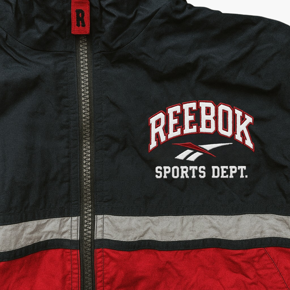 Reebok Vintage Windbreaker Red / Navy (S)