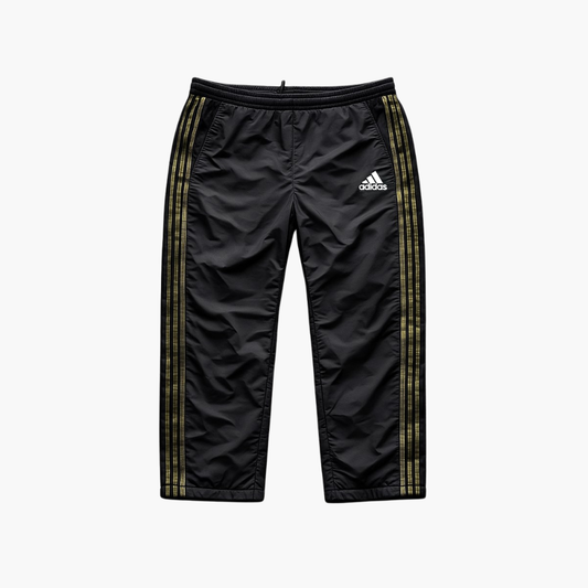 Adidas Vintage Black/Yellow Track Pants (L)