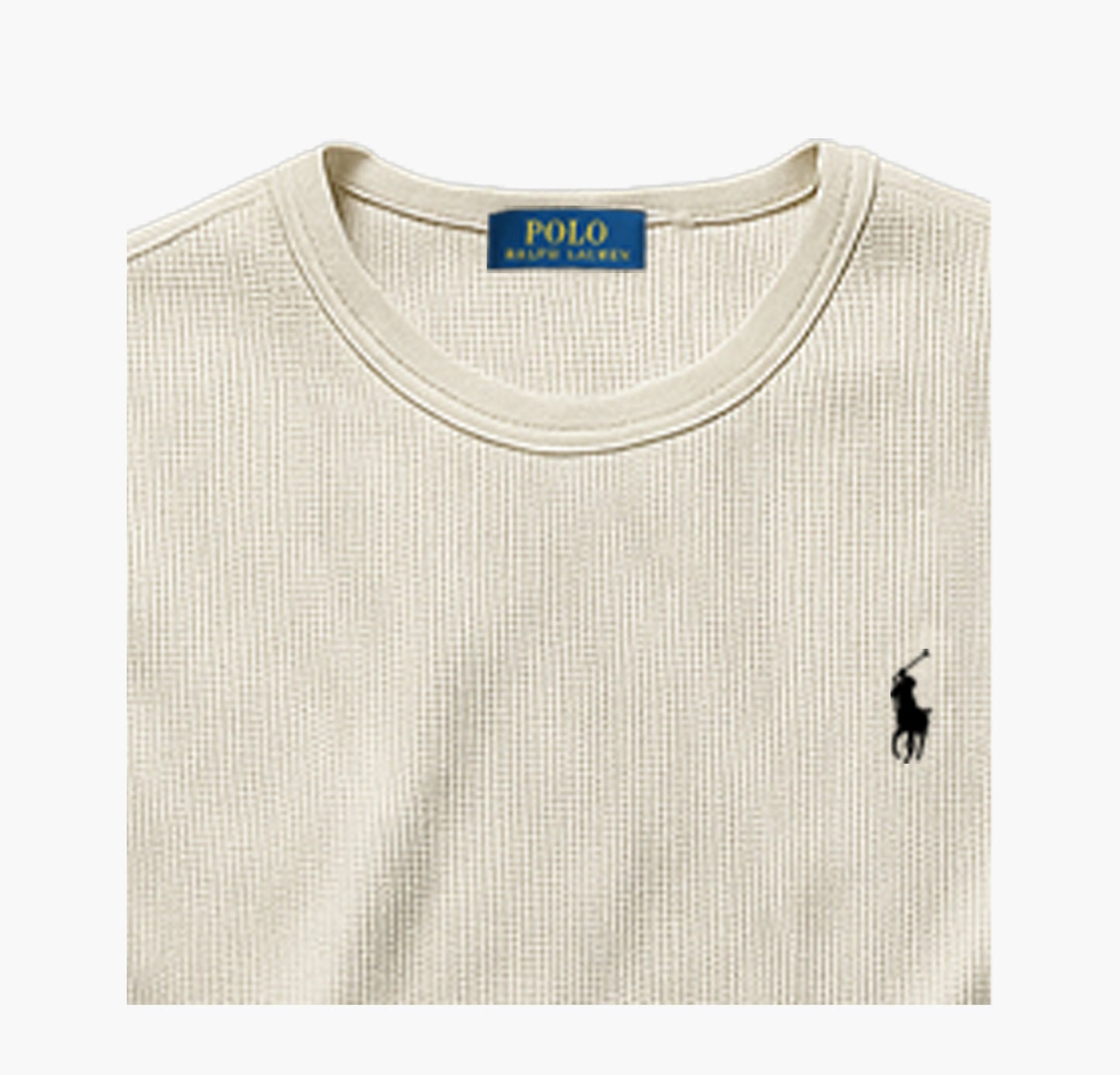 Ralph Lauren White Waffle Knit Sweater (S)