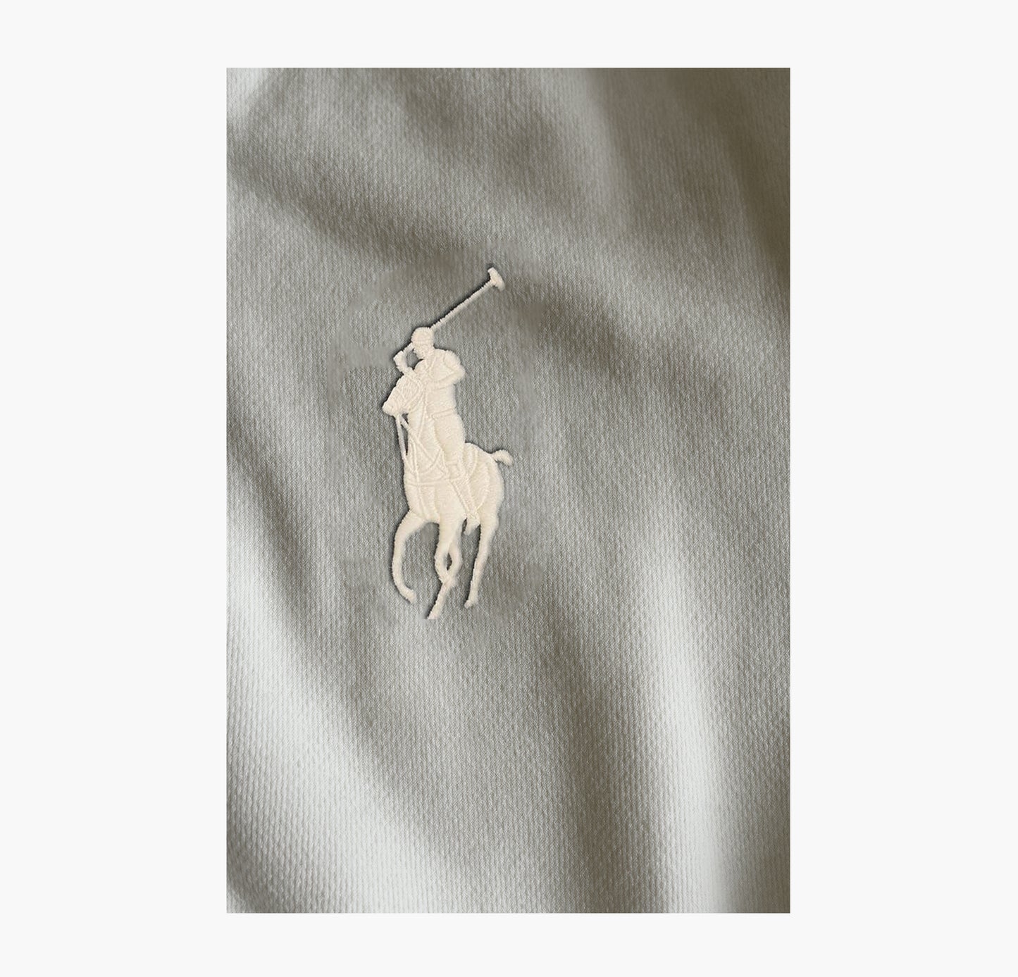 Ralph Lauren White Zip Sweatshirt (S)