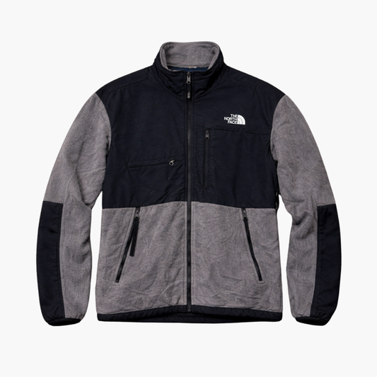 The North Face Grey & Black Denali Fleece Jacket (M)