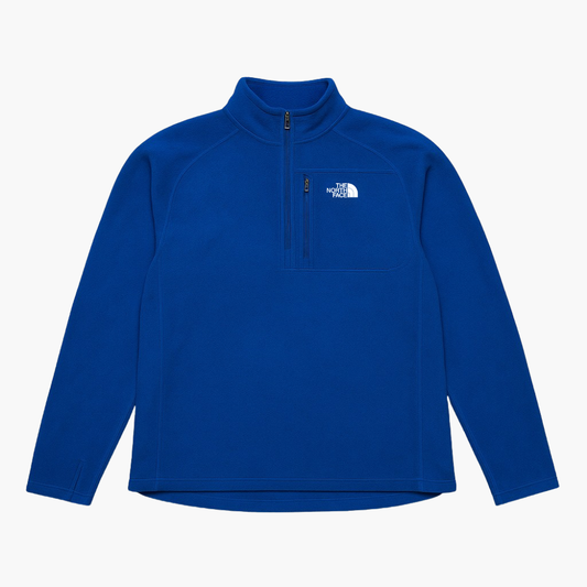 The North Face Quarter Zip Sweatshirt Embroidered Logo (Men's M)
