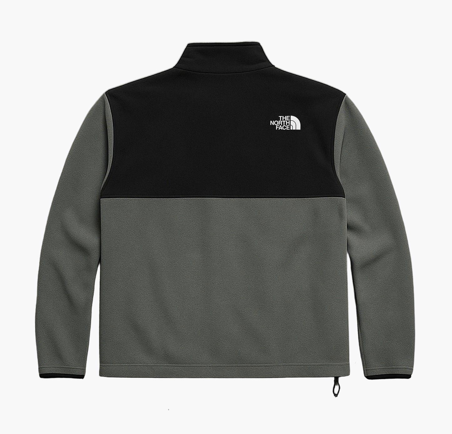 The North Face Vintage Zip-Up Fleece Jacket Black / Grey (M)