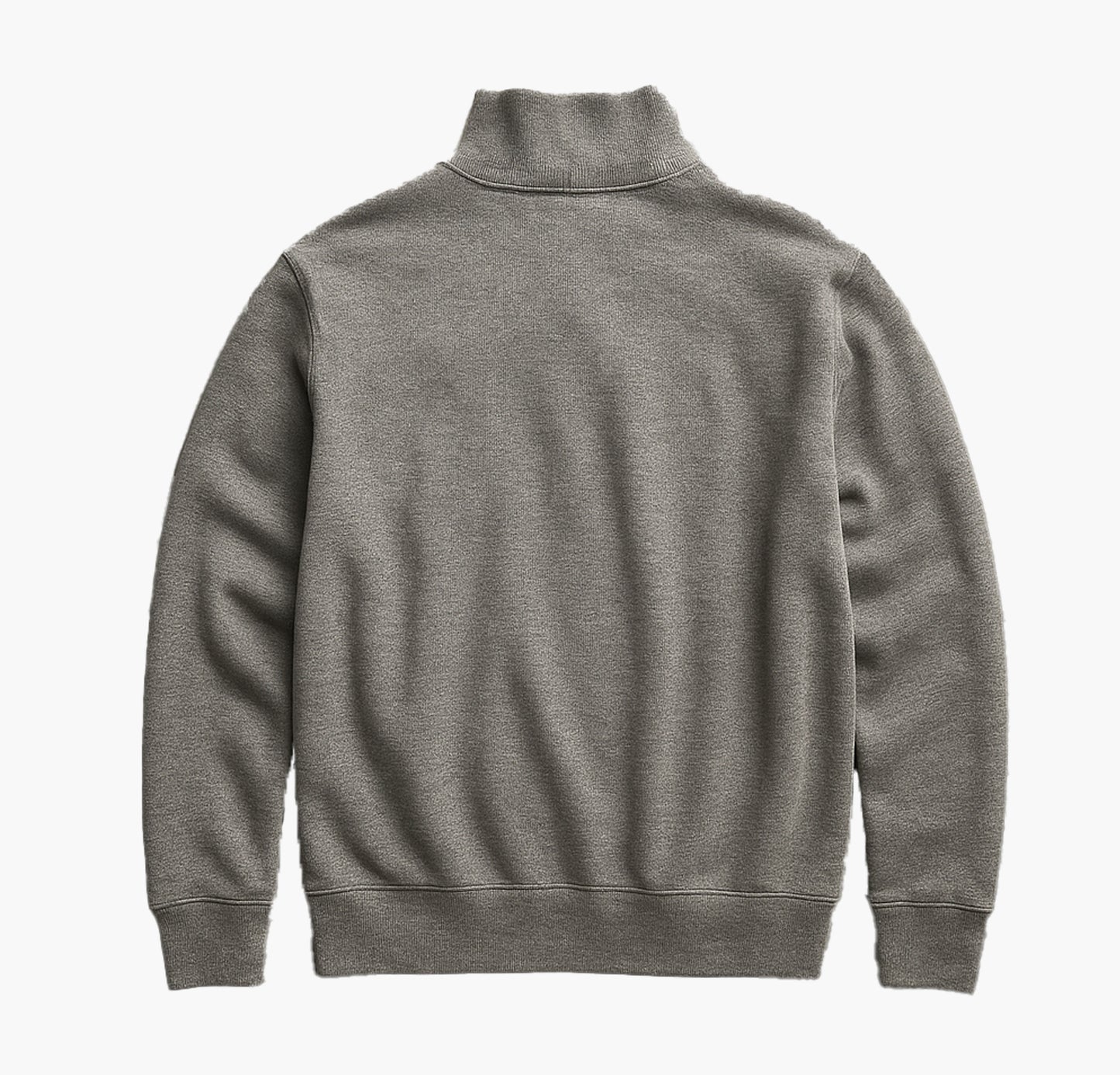 Ralph Lauren Grey Half-Zip Wool Sweater (S)