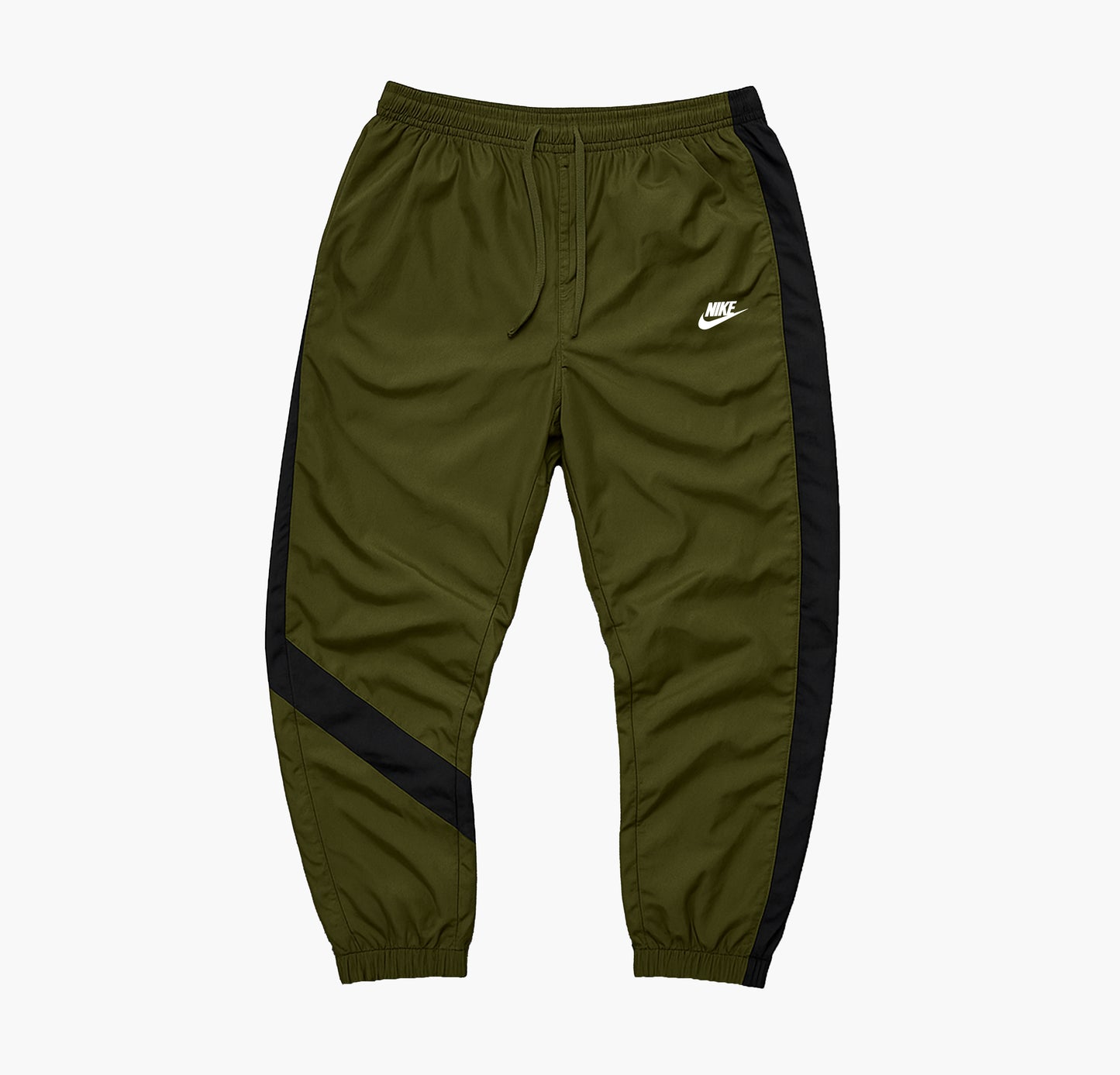 Nike Vintage Track Pants Khaki & Black (L)