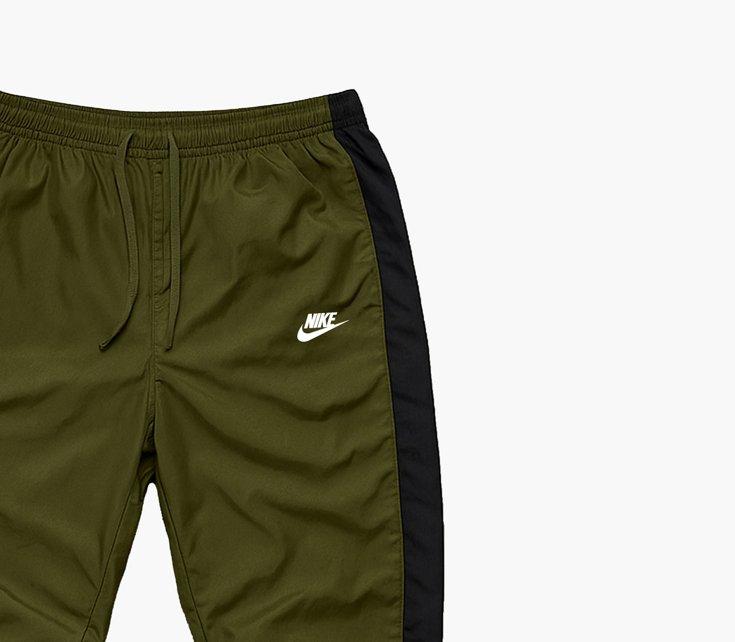 Nike Vintage Track Pants Khaki & Black (L)
