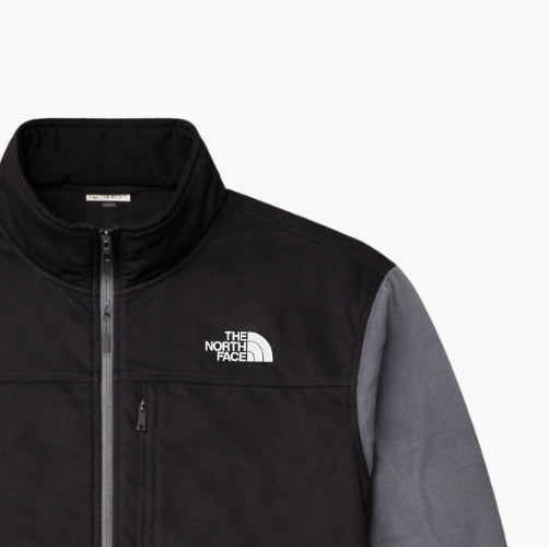 The North Face Black & Dark Blue Fleece Jacket (L)